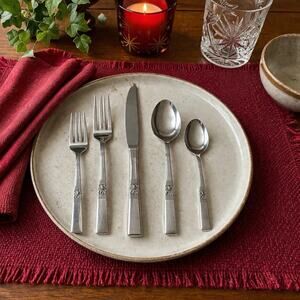 Oneida Community Morning Star Flatware Lot 37 Pc Spoons Forks Knives